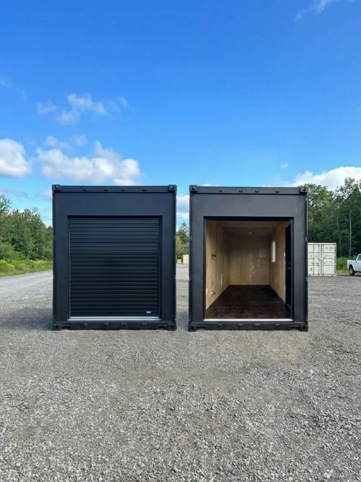 Weatherproof job site storage unit — NED Structures