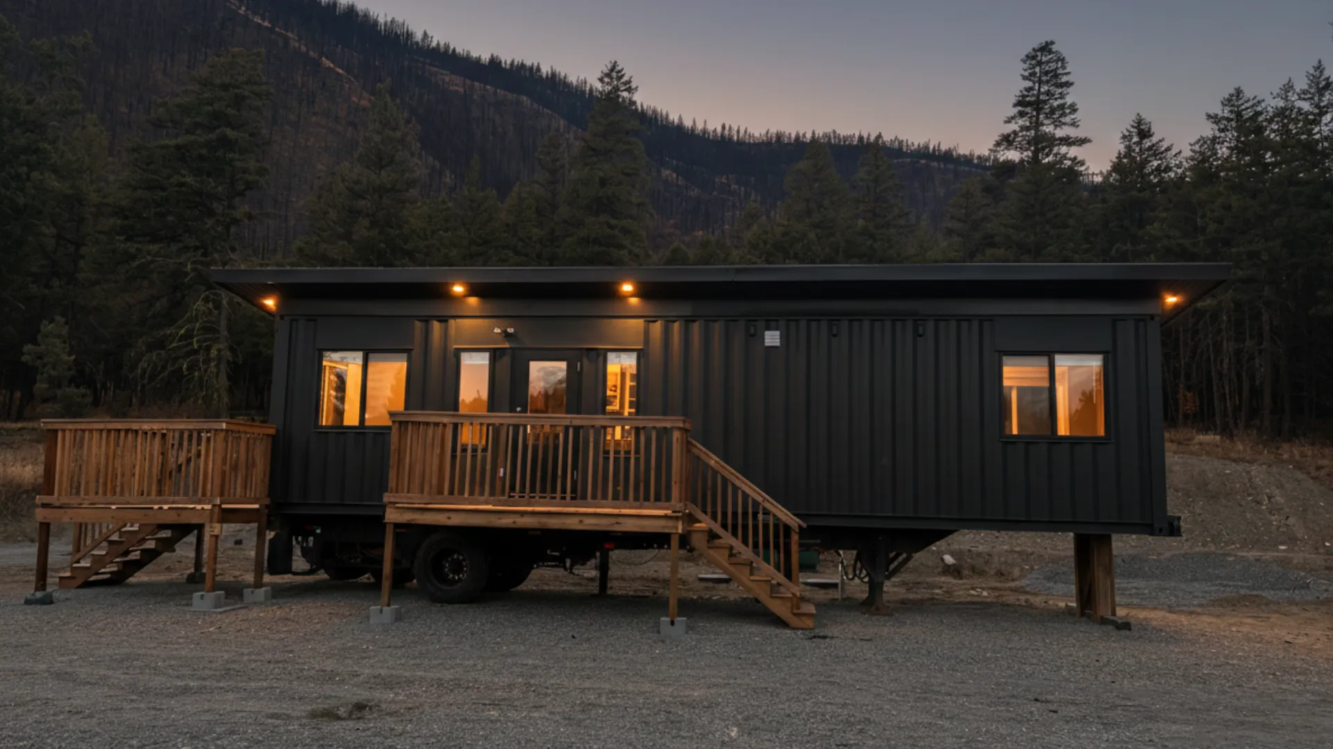 Premium modular home exterior by NED Structures in British Columbia